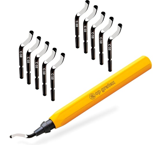 Изображение товара Фаскосниматель cp gratex 3.2мм, Type-C, HEX12.7мм, 11пр 31612