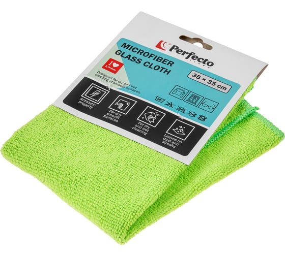 Изображение товара Салфетка из микрофибры PERFECTO LINEA 1 шт., 35x35 см, Универсальная 45-351111