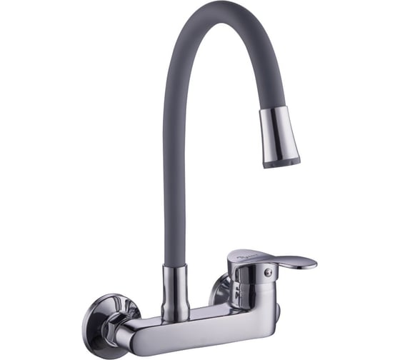 Изображение товара Смеситель настенный для умывальника/мойки с гибким изливом PLstart PD46001-12