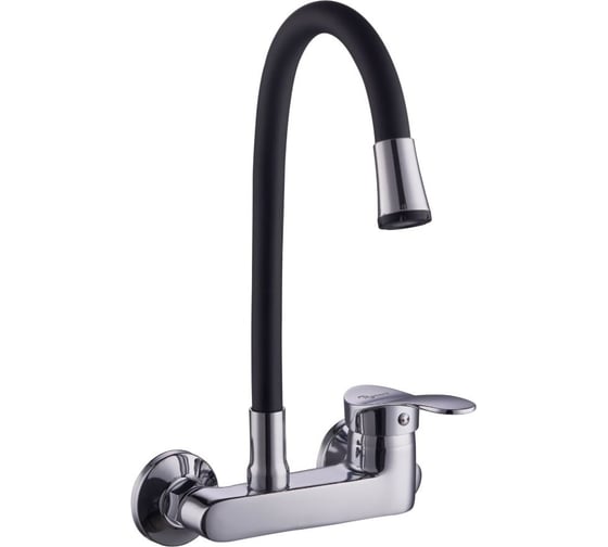 Изображение товара Смеситель настенный для умывальника/мойки с гибким изливом PLstart  PD46001-7