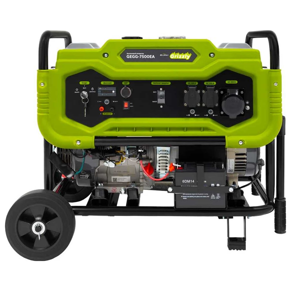 Изображение товара Бензиновый генератор Grizzly GEGG-7500EA 7.5 кВт с электростартером