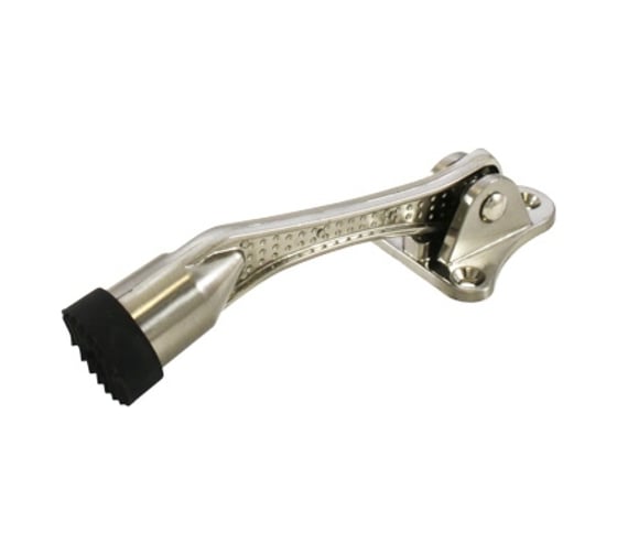 Изображение товара Дверной фиксатор Аллюр KH-130 SN матовый никель козья ножка Я665