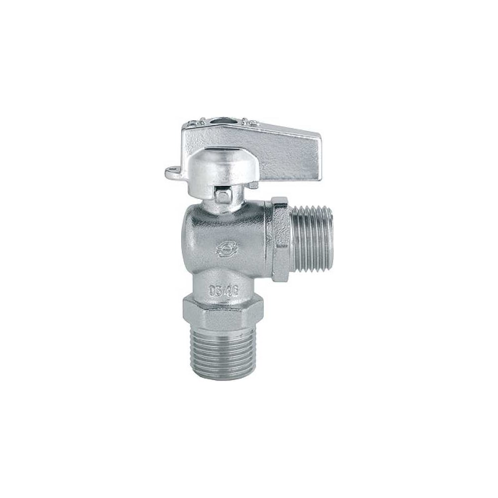 Изображение товара Кран угловой FIV 1/2-1/2 матовый 8834R025 латунь никель