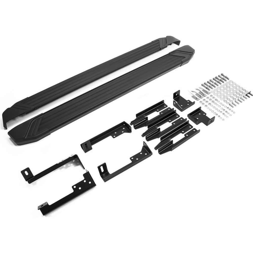 Изображение товара Пороги на автомобиль Rival Black для Lada Largus универсал 2012-2021 г.в. и Largus Cross универсал