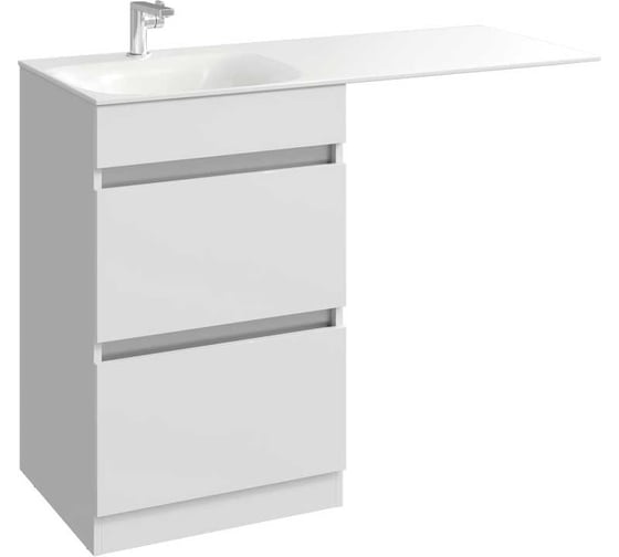 Изображение товара Напольная тумба AQWELLA для ванны FORMA 50 см для раковин 37603980 или 3760452 белый FOR01052