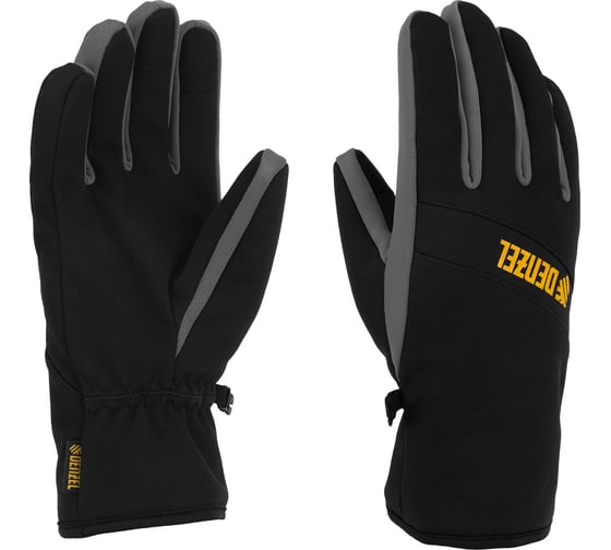 Изображение товара Перчатки универсальные Denzel двойные, работа с сенсорным экраном, размер 8 68089