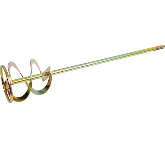 Изображение товара Насадка - миксер MIXIZH "снизу-вверх" 80x400 мм, оцинкованный для красок и штукатурных смесей, хвостовик SDS-plus (04-08-40)