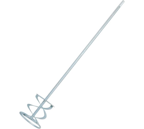 Изображение товара Насадка - миксер MIXIZH "снизу-вверх" 100x600 мм, оцинкованный для красок и штукатурных смесей, хвостовик SDS-plus (04-10-60)