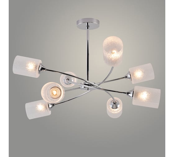 Изображение товара Люстра РОСТОК XA1485B/8 CR хром 8x60W E27 d760 h480, HN23 988371663