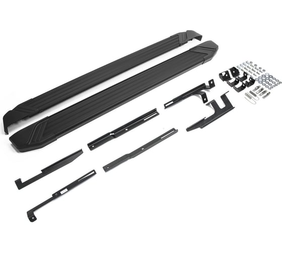 Изображение товара Пороги на автомобиль Rival Black для Mazda CX-5 I 2011-2017 г.в., 173 см, 2 шт., алюминий F173ALB.3801.3