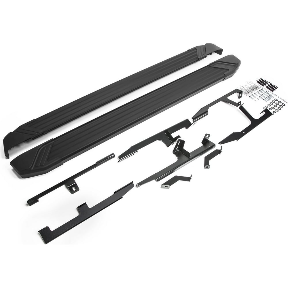 Изображение товара Пороги алюминиевые Rival Black для Audi Q7 II 2015-2020 2 шт.