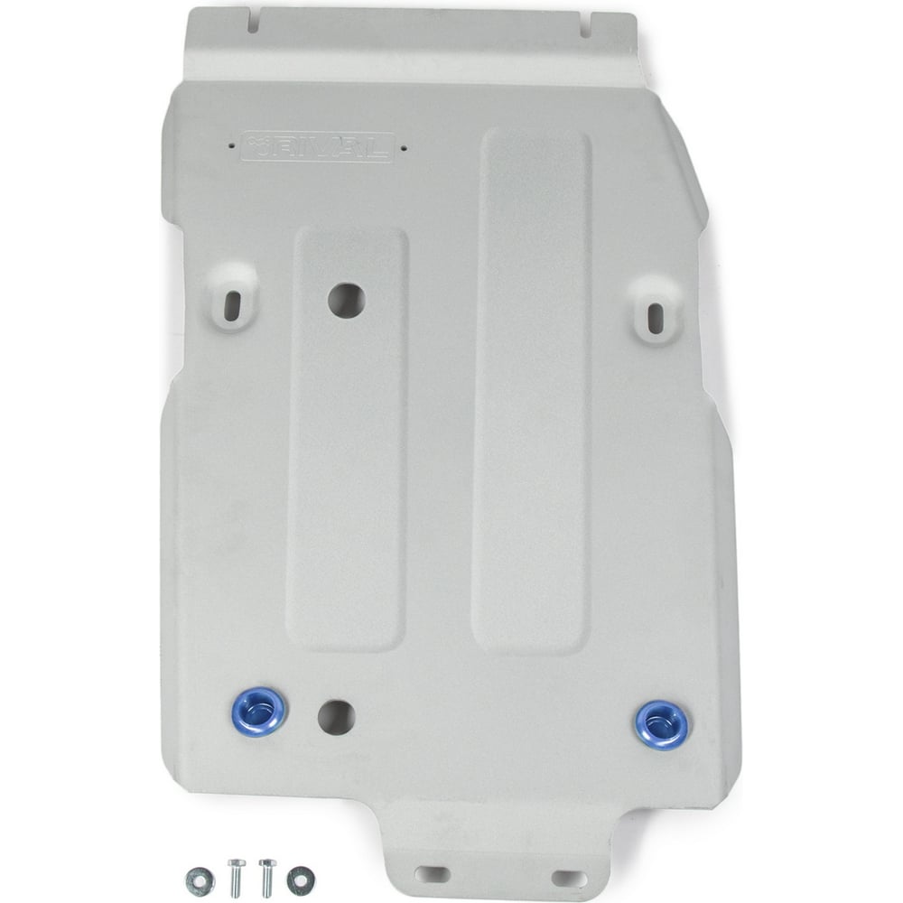 Изображение товара Защита КПП и РК Rival для Jeep Wrangler JL 2017-н.в. 4 мм штампованный алюминий