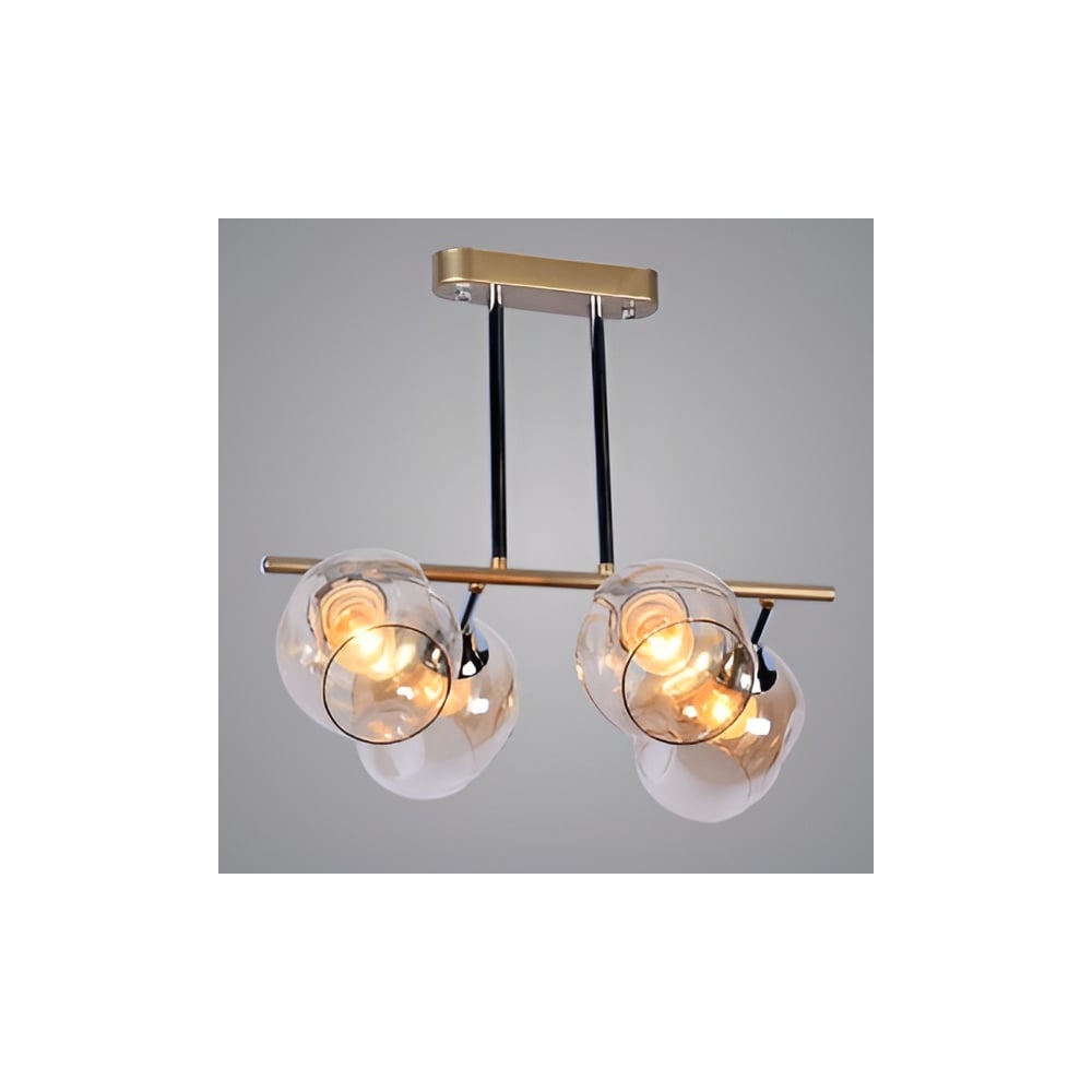 Изображение товара Люстра РОСТОК XA1124B/4 FGD+CR 4x60W E27 стиль модерн золото хром