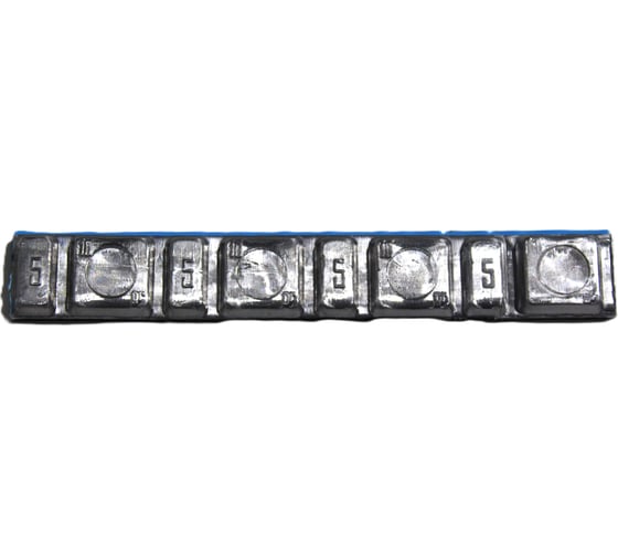 Изображение товара Грузики балансировочные самоклеящиеся R2R 15 мм, доп. кромка, 100 шт/упак. 6010-СК15-50-ДК