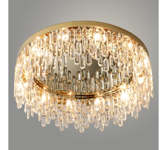 Изображение товара Люстра РОСТОК TGDXD85016GD-600/8 FGD золото/прозрачный 8x40W E14 d600 h220, XUAN22 988014224