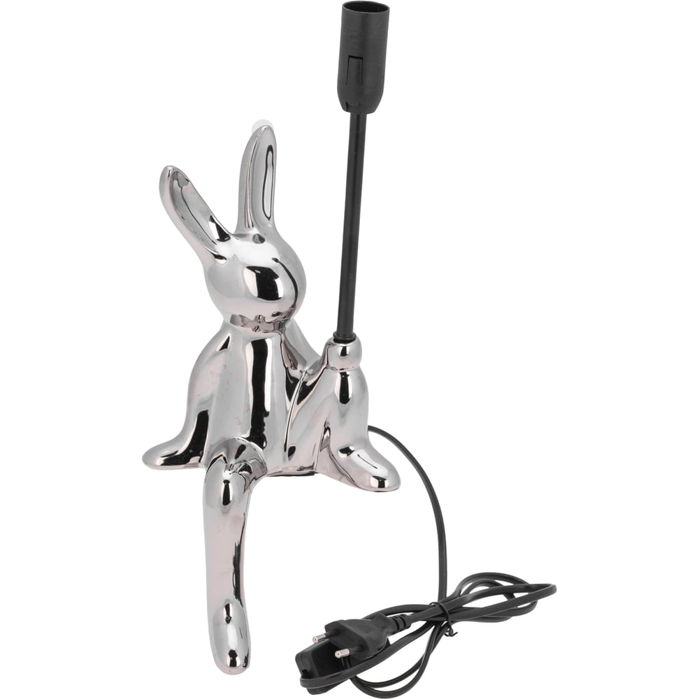 Изображение товара Декоративный светильник REXANT МОБИ Заяц хром с цоколем E14