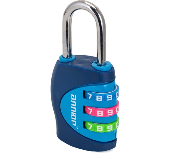 Изображение товара Навесной кодовый замок Аллюр ВС1К-27/4 синий 3455