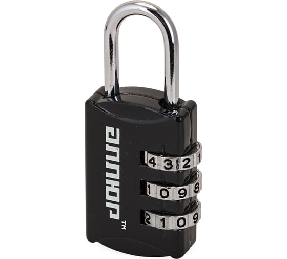 Изображение товара Навесной кодовый замок Аллюр ВС1К-22/3 черный 3453