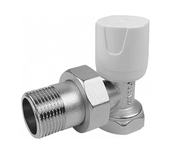 Изображение товара Клапан ручной регулировки угловой Gappo ВР-НР, радиаторный 1/2" G265.04