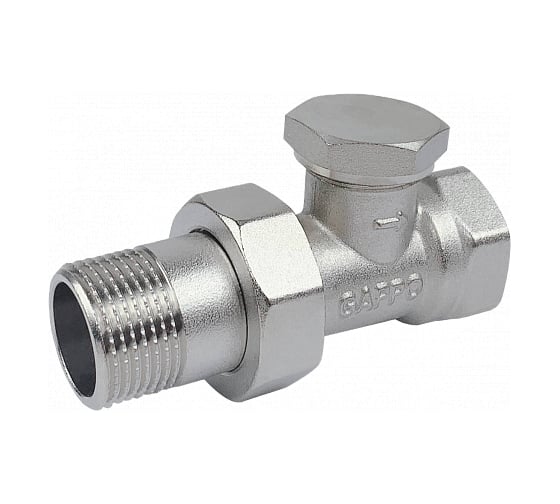 Изображение товара Клапан настроечный прямой Gappo ВР-НР, радиаторный 1/2" G264.04