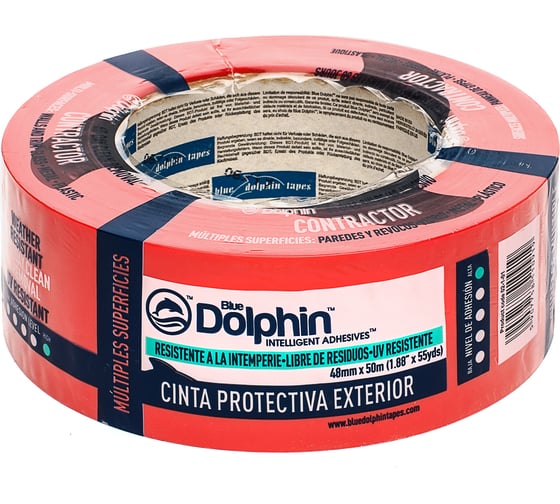Изображение товара Малярная лента Blue Dolphin Contractor 48мм х 50м 02-1-01-EN BDN