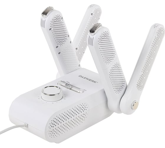 Изображение товара Сушилка для обуви, варежек, перчаток, складная, с подсветкой, 200 Вт, MAXI SD13, DASWERK 456790