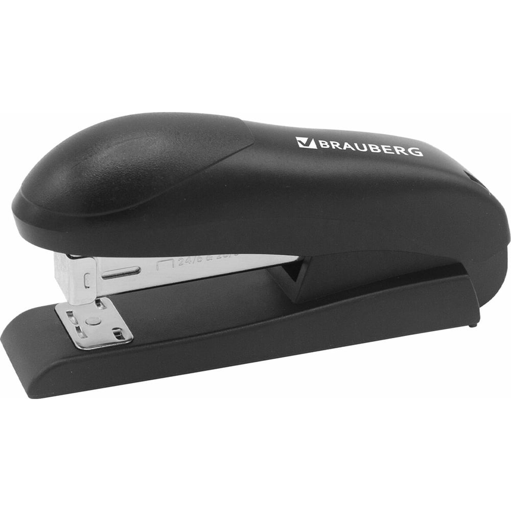 Изображение товара Степлер BRAUBERG №24/6 и №26/6 черный до 30 листов