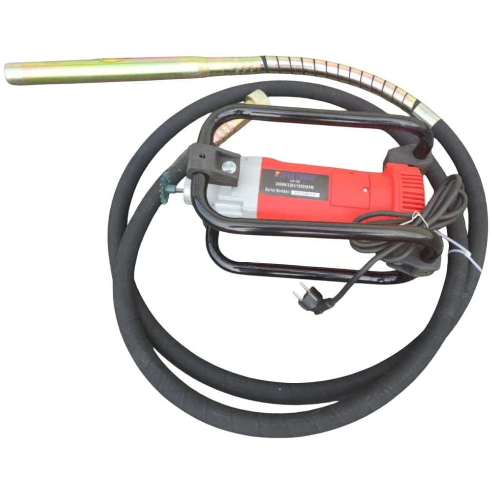 Изображение товара Вибратор глубинный SPEKTROS ZIP-150 (гибкий вал 5м, булава d 45) 57465