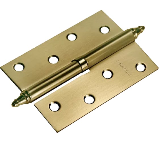 Изображение товара Петля MORELLI MSN 100x70x2.5 AB L, стальная левая с подшипником, цвет-античная бронза 9015102