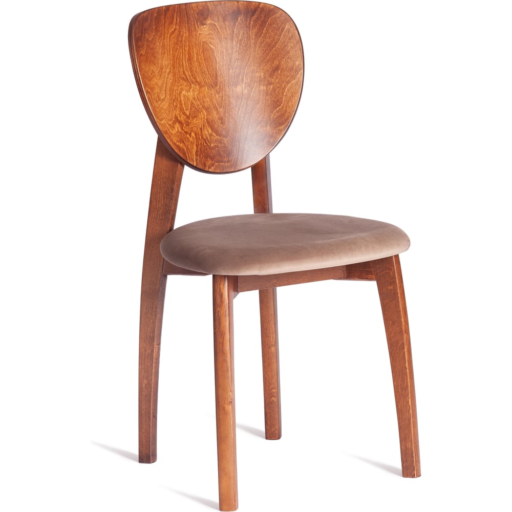 Изображение товара Стул DIAMANTE с мягким сиденьем из ткани Tenerife Mocco коричневый 42x42x85 см