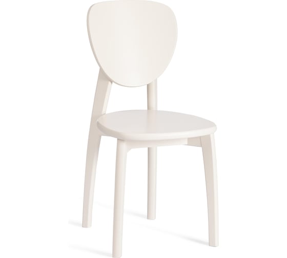 Изображение товара Стул DIAMANTE жесткое сидение бук, 42x42x85 см, ivory white Tetchair 24684