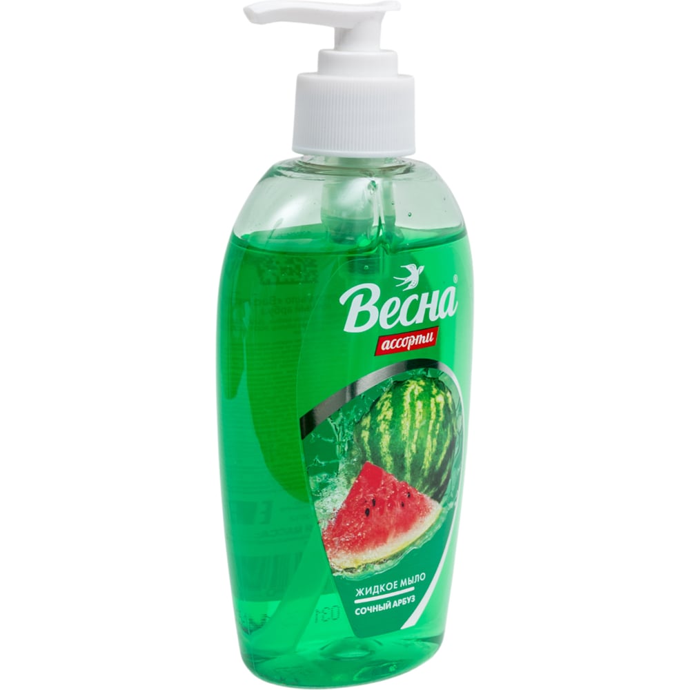 Изображение товара Жидкое мыло ВЕСНА Ассорти сочный арбуз 280 г с дозатором