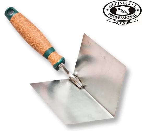 Изображение товара Кельма для внутренних углов с разворотом Olejnik 122510-К 110 0,5x100x110 мм, ручка пробка 122510-K