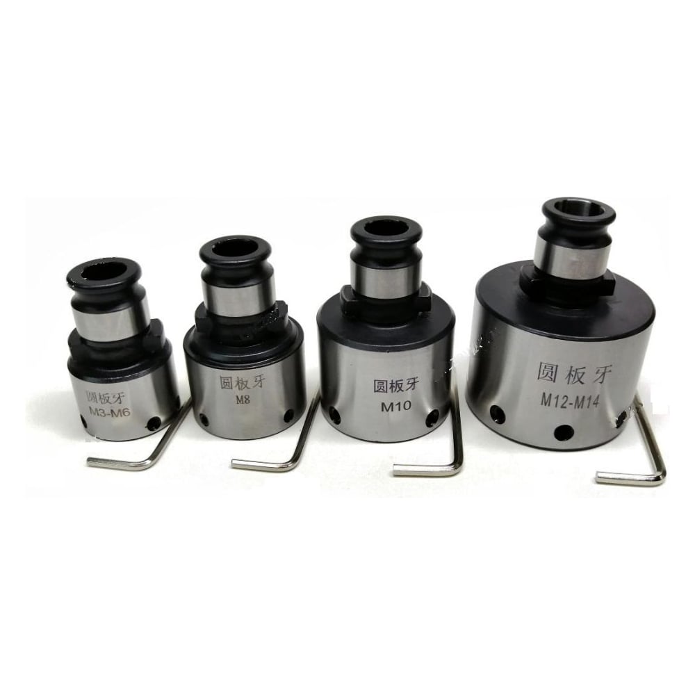 Изображение товара Набор держателей плашек Partner M3-24-TC820 6 шт. для различных диаметров