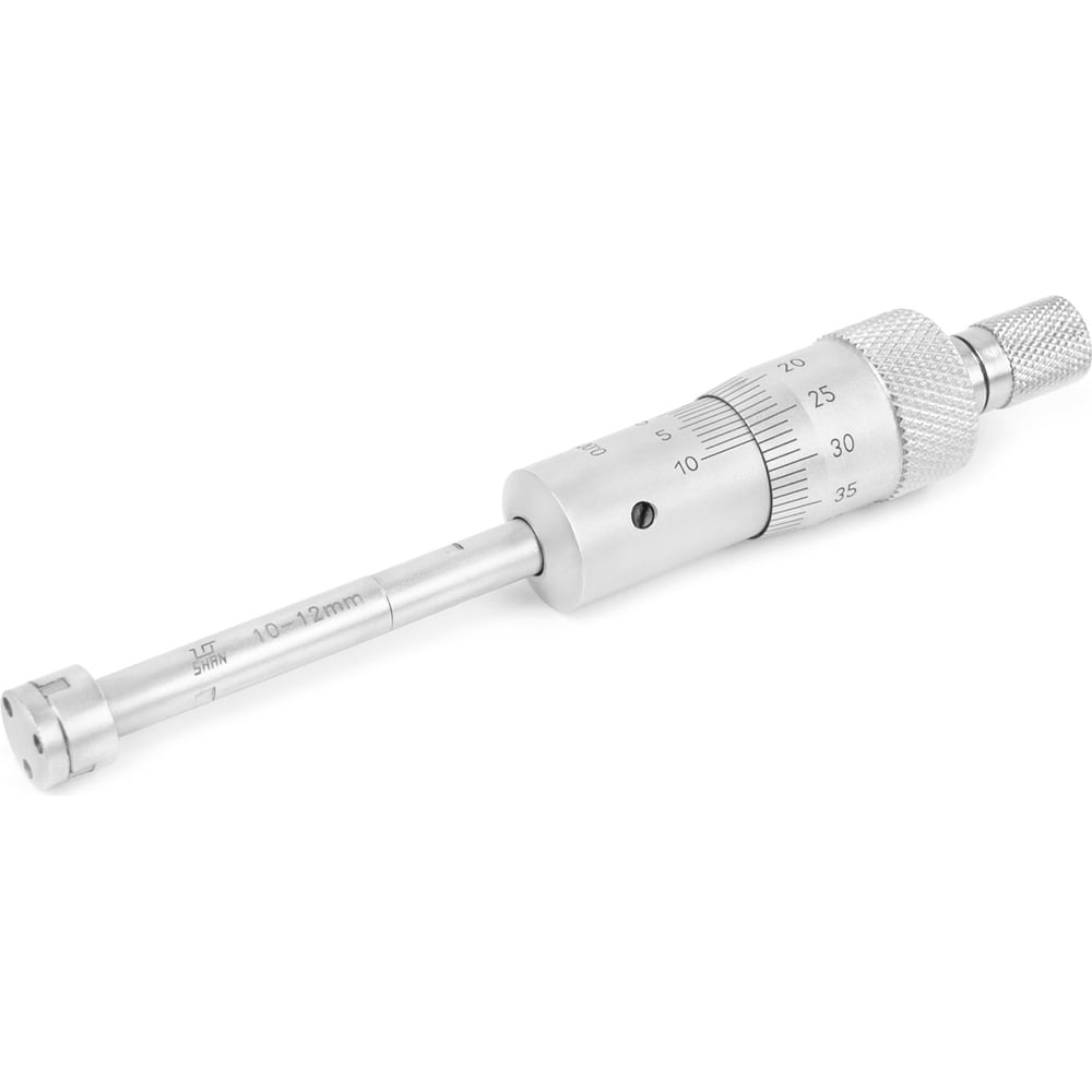 Изображение товара Нутромер микрометрический 3-точечный SHAN 10-12 0,001 у/к