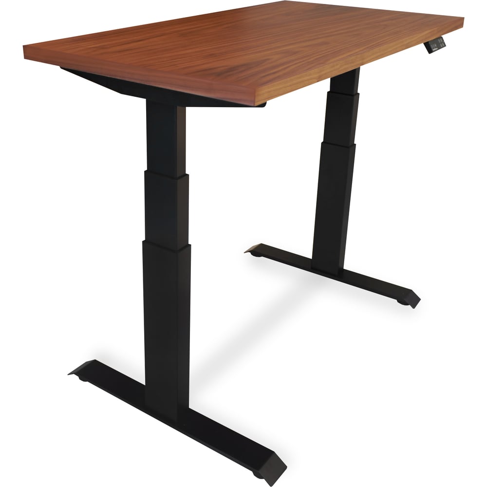 Изображение товара Стол офисный двухмоторный с регулируемой высотой StolStoya ТИТАН PRO 140x70 см черный и американски