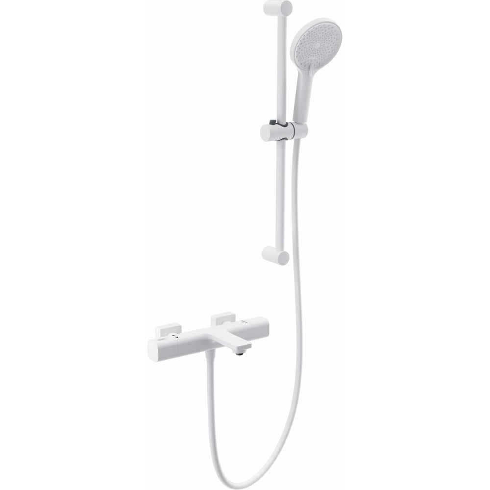 Изображение товара Смеситель Wonzon & Woghand WW-C2011-A-MW для ванны термостатический матовый белый