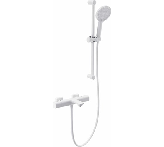 Изображение товара Смеситель для ванны с душем и термостатом Wonzon & Woghand Белый матовый WW-C2011-A-MW