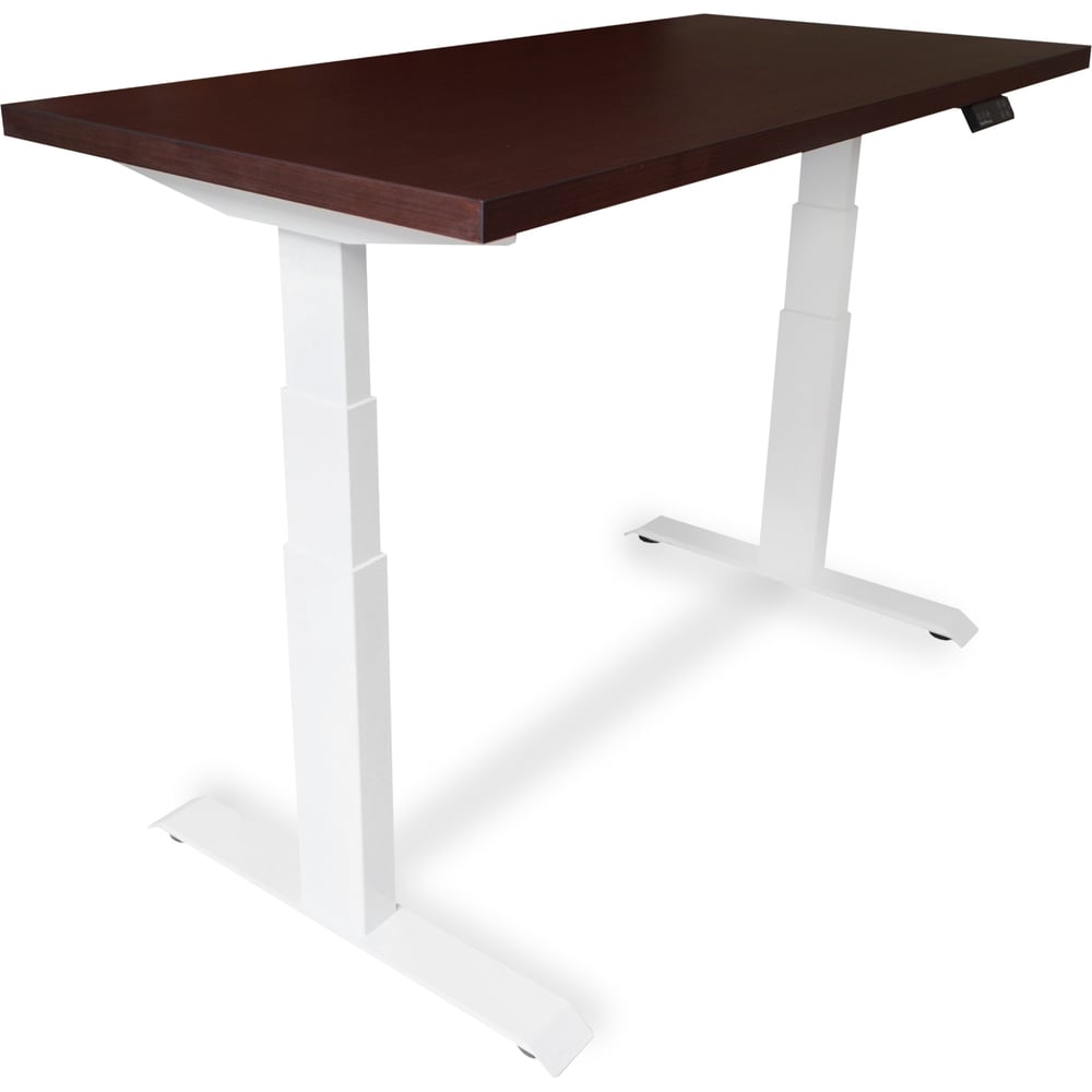 Изображение товара Стол двухмоторный с регулируемой высотой StolStoya ТИТАН PRO 140x70 см белый Венге