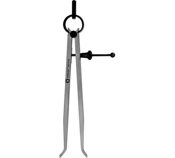 Изображение товара Кронциркуль для разметки и внутренних измерений КОБАЛЬТ до 175 мм, с пружиной и фиксирующим винтом, из углеродистой стали, подвес 920-049