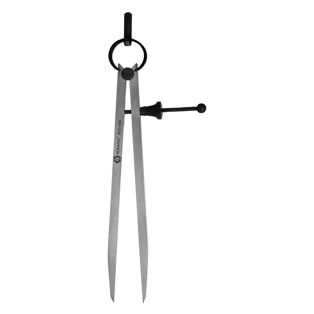 Изображение товара Циркуль разметочный КОБАЛЬТ ширина раскрытия до 175 мм с пружиной