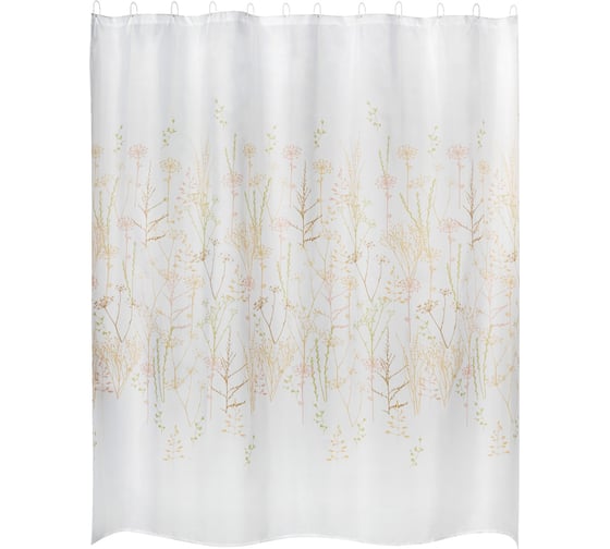 Изображение товара Занавеска для ванной Рыжий кот Укропы бежевые SC-PE-58 109005