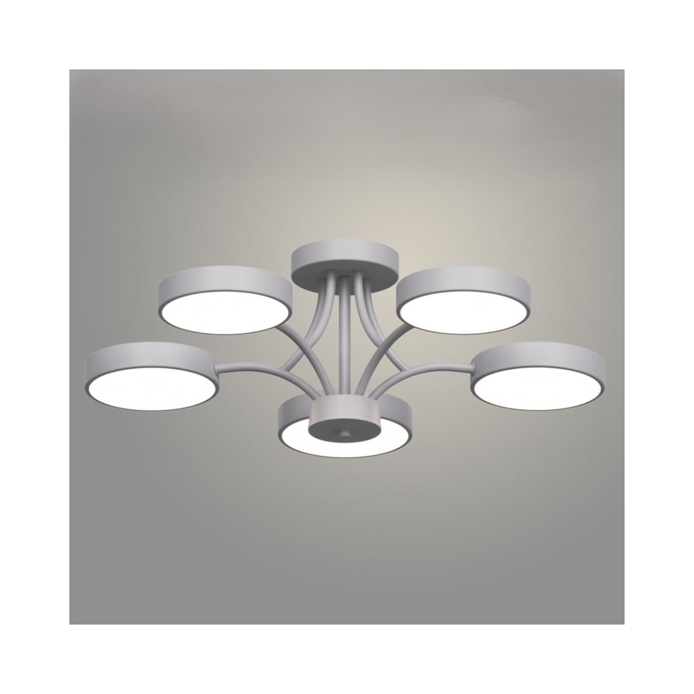 Изображение товара Люстра РОСТОК XI3230/5 серый 90W LED 3000-6000K