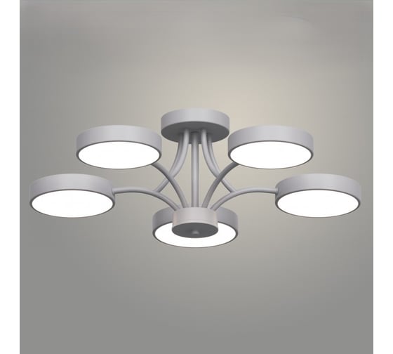 Изображение товара Люстра РОСТОК XI3230/5 GRAY серый 90W LED 3000-6000K d600 h210, HN22 988029795