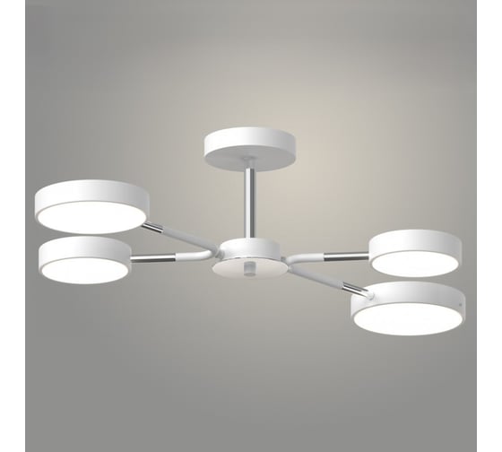 Изображение товара Люстра РОСТОК XI3224/4 WT+CR белый/хром 60W LED 3000-6000K d730 h180, HN22 988029769