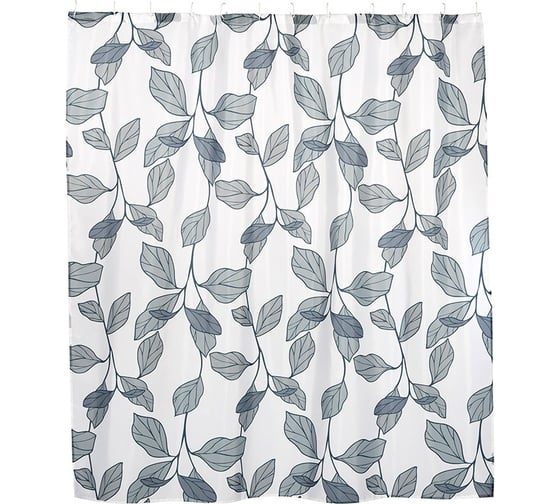 Изображение товара Занавеска для ванной Рыжий кот Ветки с листьями SC-PE-57 109003