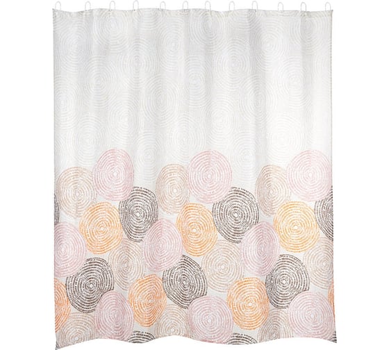 Изображение товара Занавеска для ванной Рыжий кот Шары SC-PE-53 108999