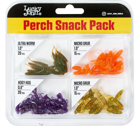 Изображение товара Твистеры и слаги съедобные искусственные Lucky John LJ Pro Series 02 SET набор микроджиг LJMG-002SET