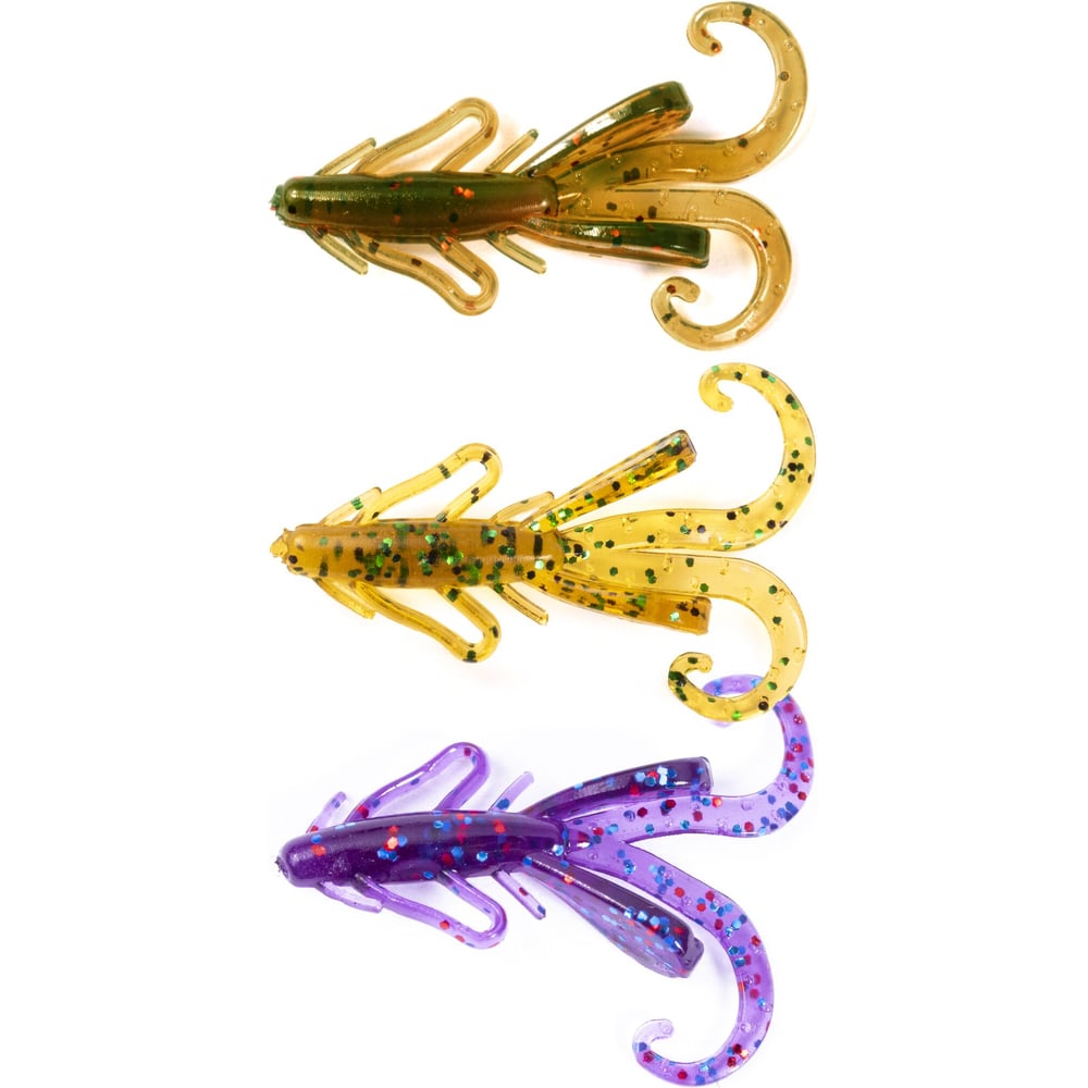 Изображение товара Съедобные искусственные твистеры Lucky John LJ Pro Series HOGY HOG 1.2in 36 шт