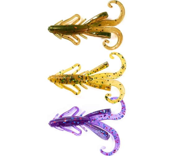 Изображение товара Твистеры съедобные искусственные Lucky John LJ Pro Series HOGY HOG 1.2in (03.05)/MIX1, 36шт 140130-MIX1